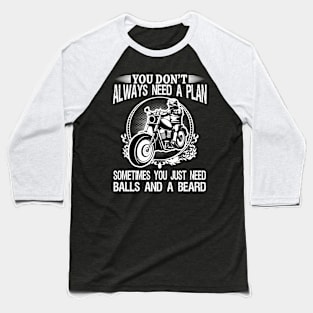 Balls and a beard Baseball T-Shirt